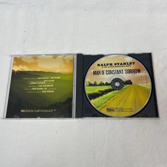 Vintage 2001 Ralph Stanley Man of Constant Sorrow Audio Music CD Very Good - Picture 2 of 3